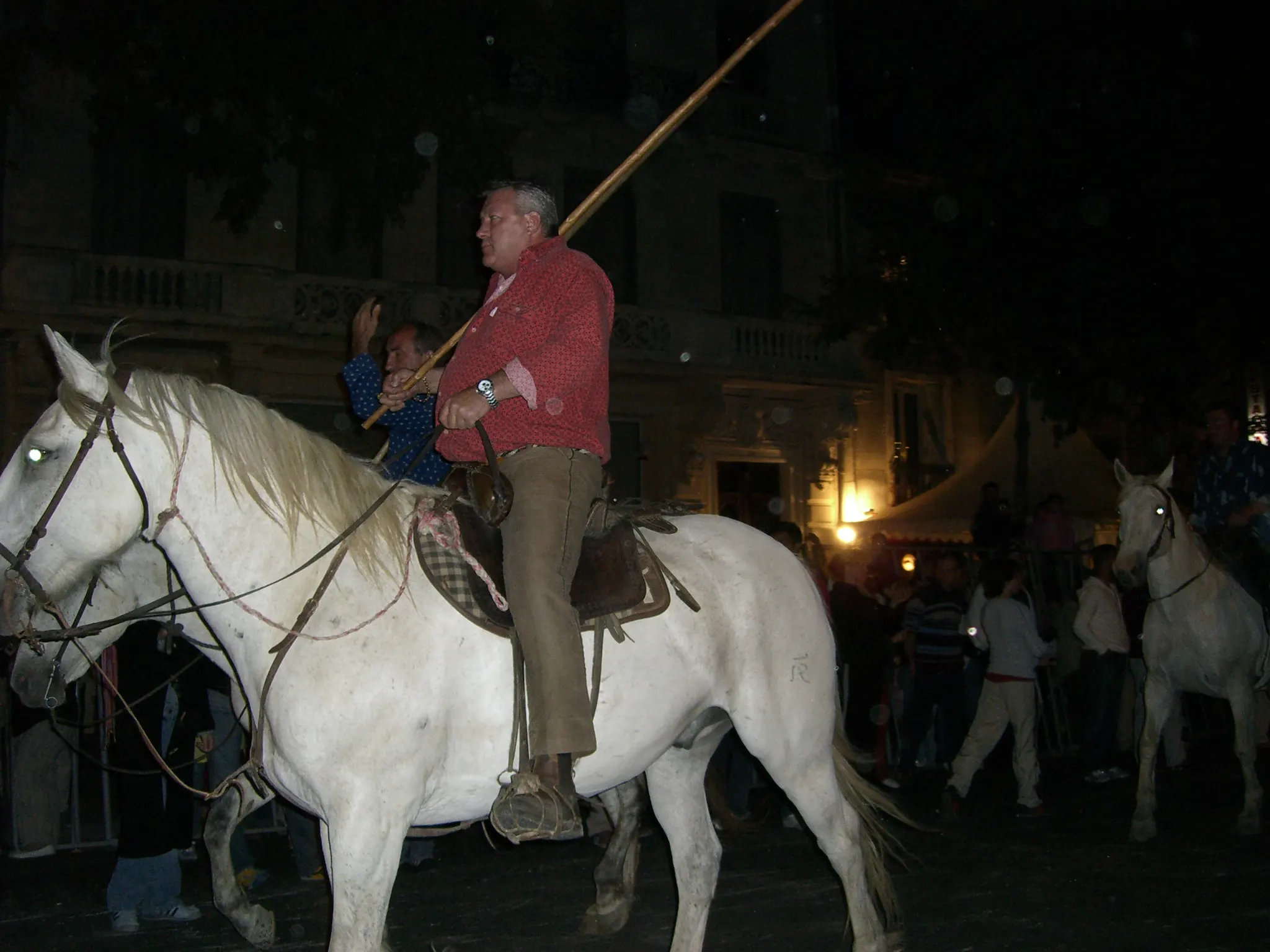 2006 Jun - The abrivados (herdsmen guiding bulls through the streets) - Nîmes